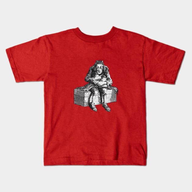 Demonic Personification Of Greed Dictionnaire Infernal Cut Out Kids T-Shirt by taiche